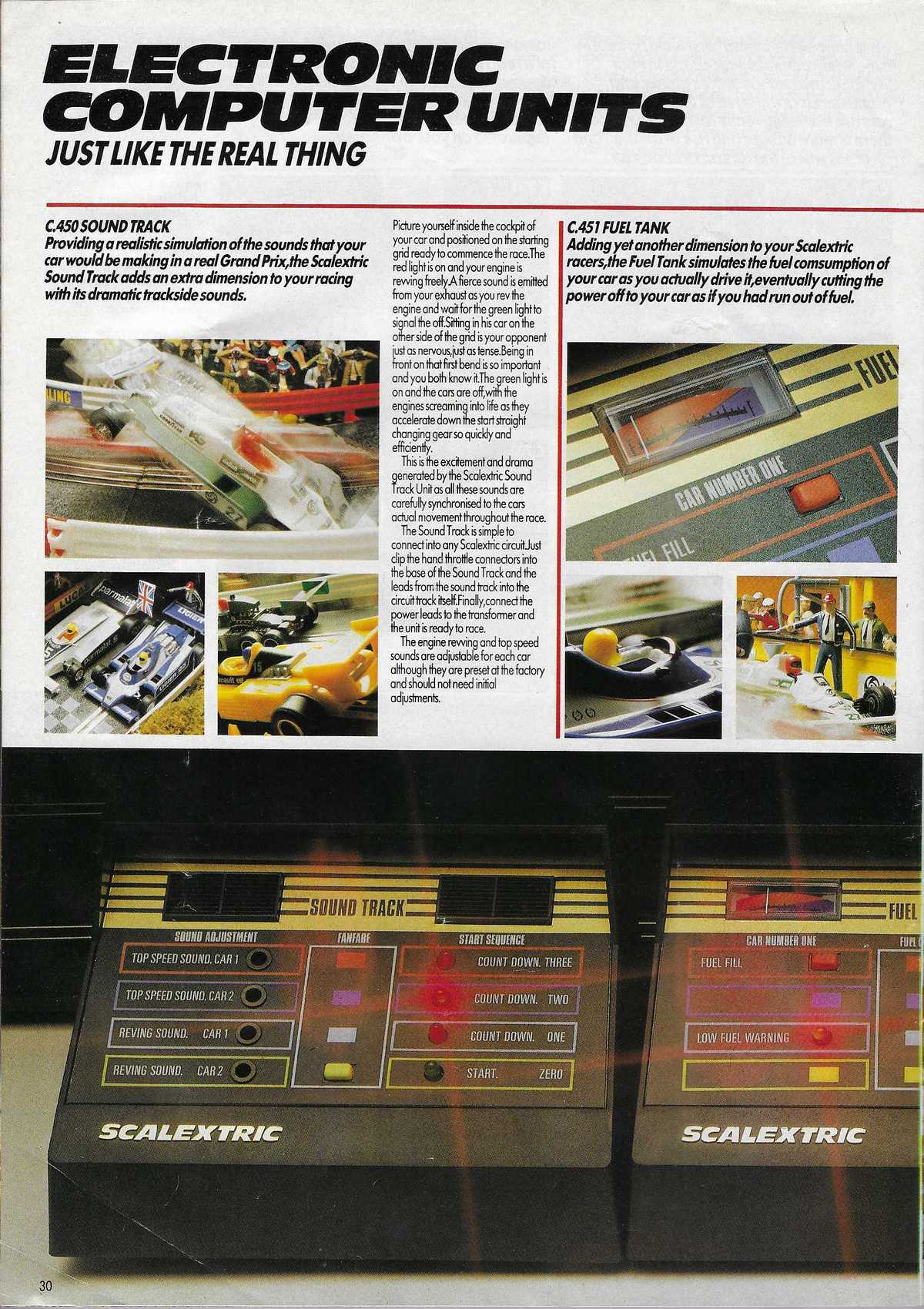 Scalextric Catalogue 1983 page 30
