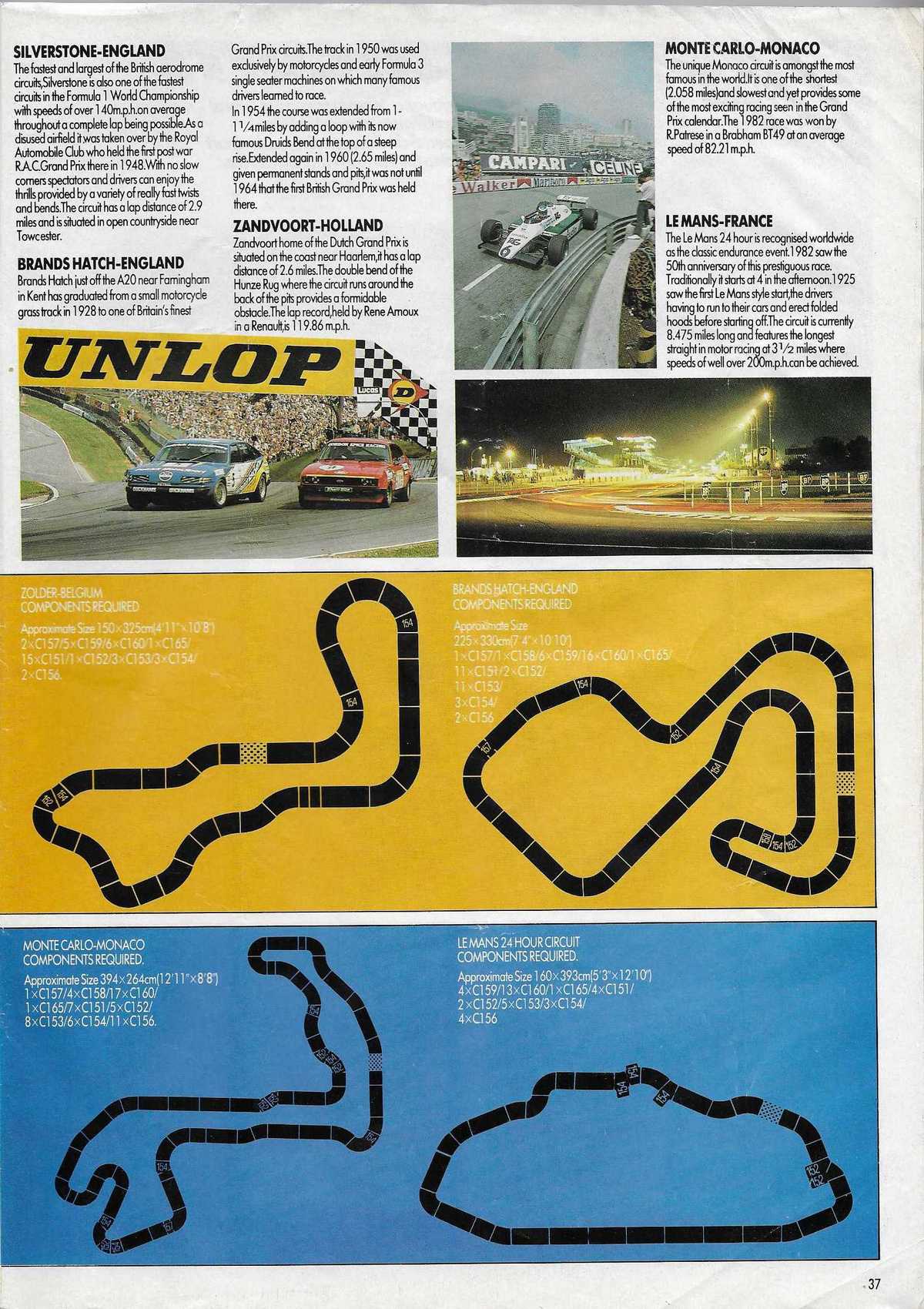 Scalextric Catalogue 1983 page 37