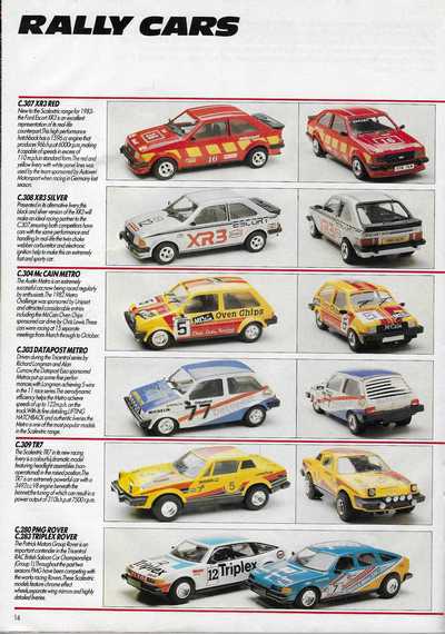 Scalextric Catalogue 1983 page 16