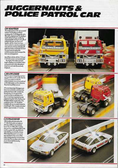 Scalextric Catalogue 1983 page 22