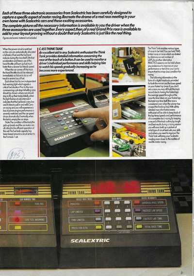 Scalextric Catalogue 1983 page 31