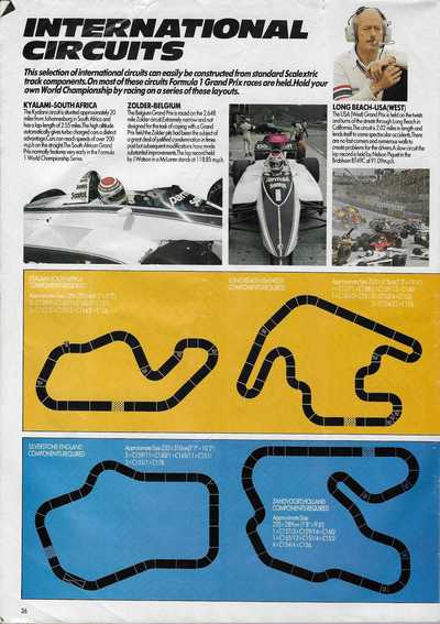 Scalextric Catalogue 1983 page 36