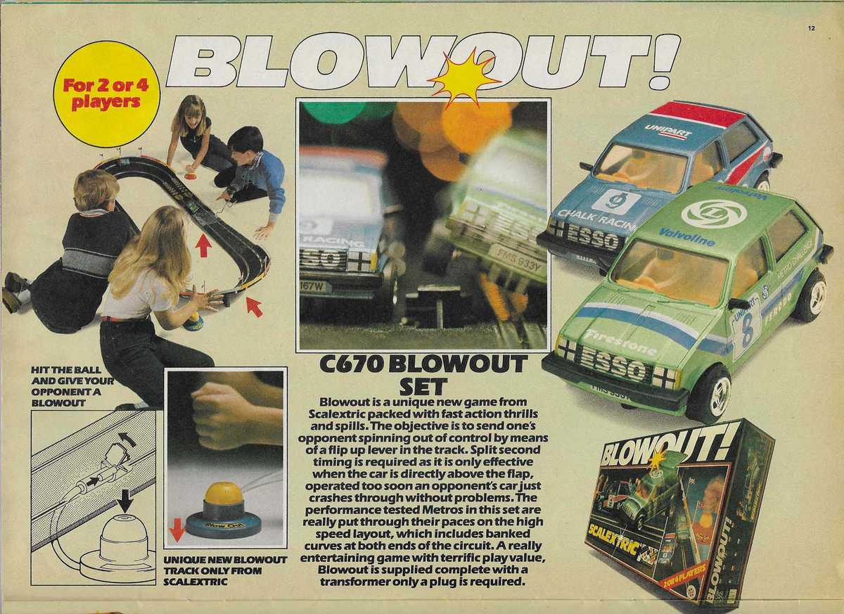 Scalextric Catalogue 1984 page 12