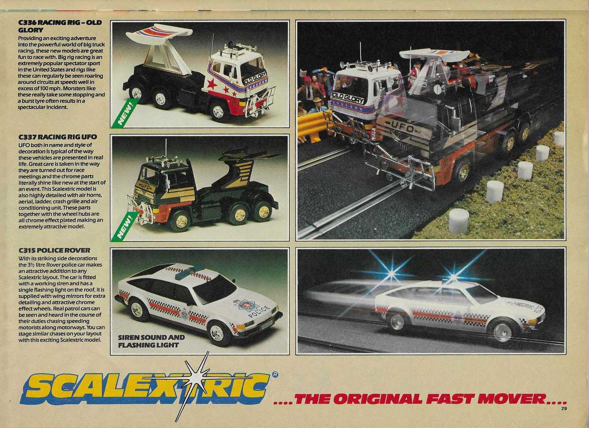 Scalextric Catalogue 1984 page 29