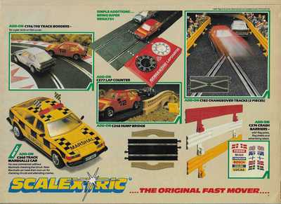 Scalextric Catalogue 1984 page 7