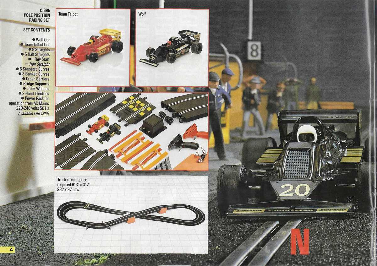 Scalextric Catalogue 1986 page 4