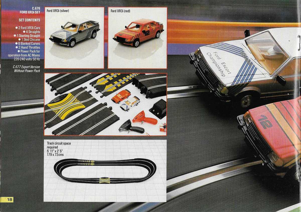 Scalextric Catalogue 1986 page 18