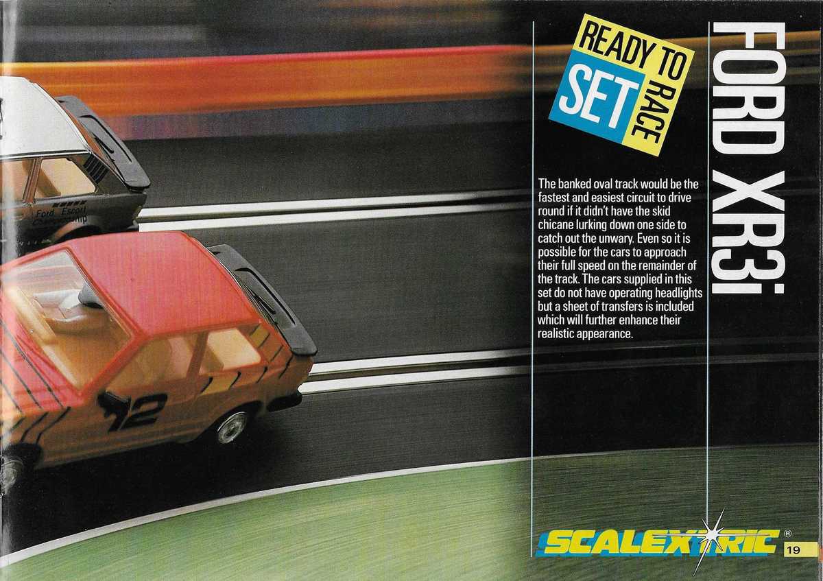 Scalextric Catalogue 1986 page 19
