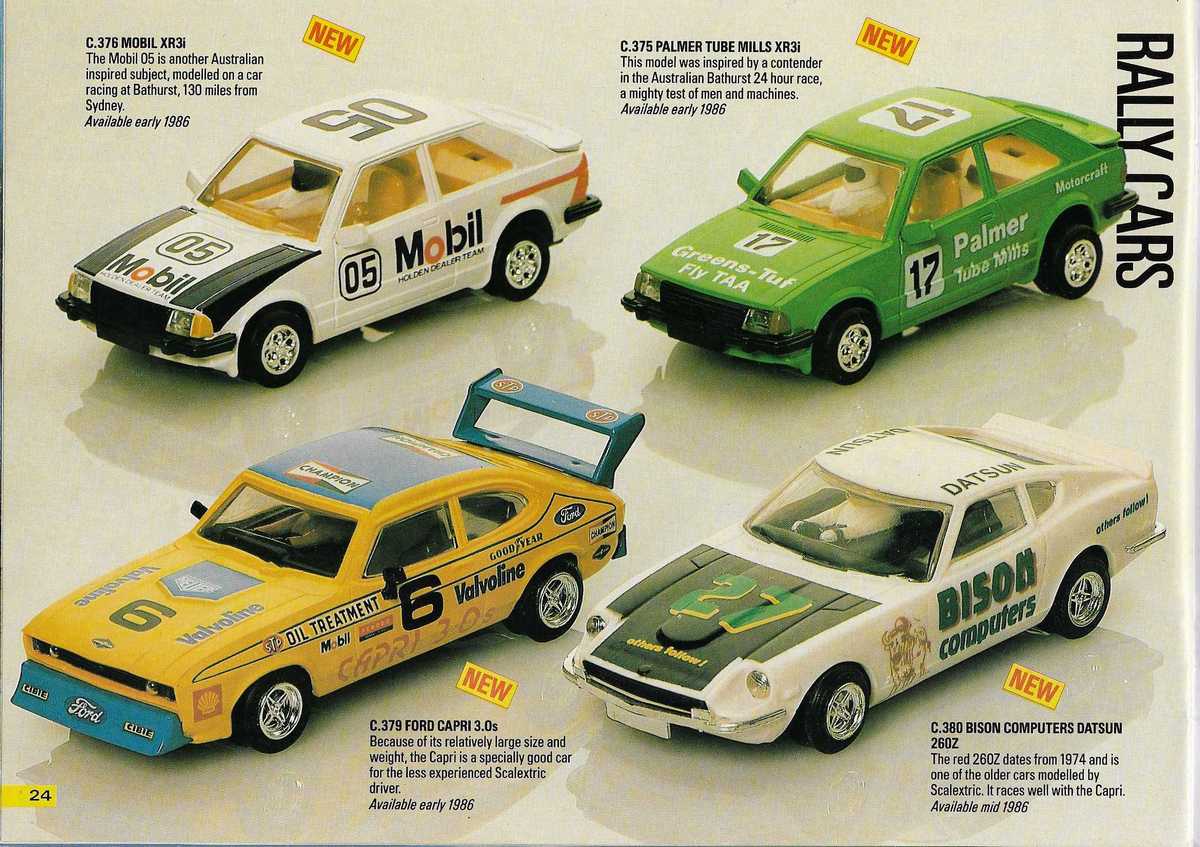 Scalextric Catalogue 1986 page 24