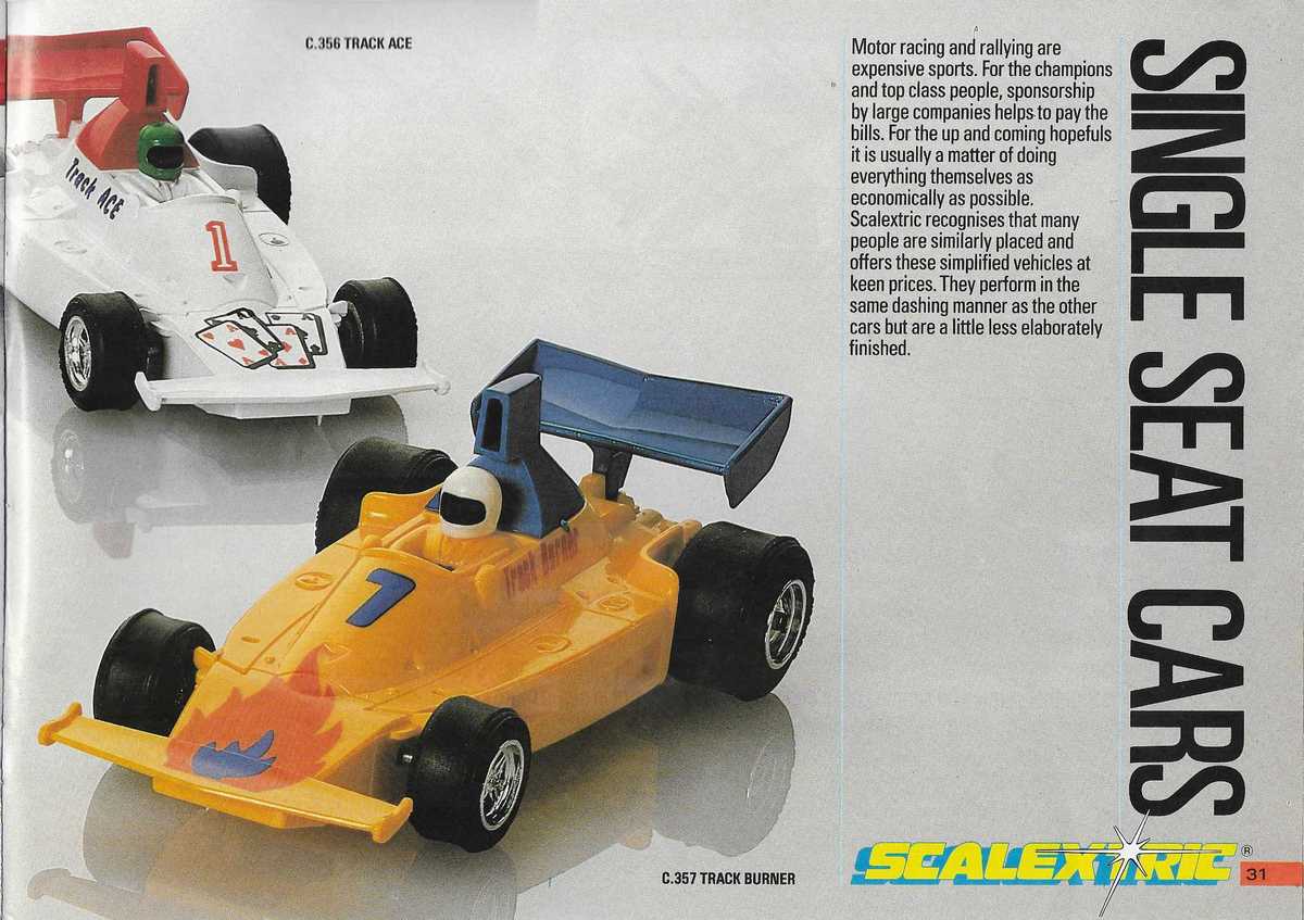 Scalextric Catalogue 1986 page 31