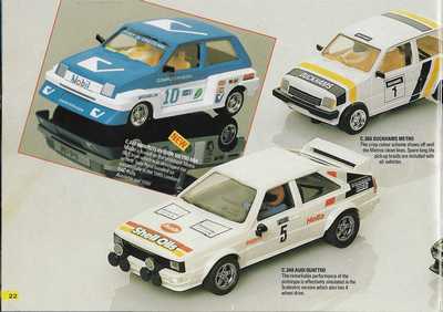 Scalextric Catalogue 1986 page 22