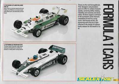 Scalextric Catalogue 1986 page 25