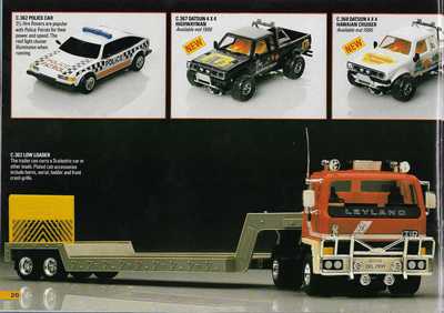 Scalextric Catalogue 1986 page 26
