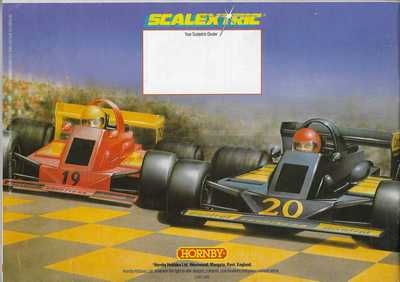 Scalextric Catalogue 1986 page 36