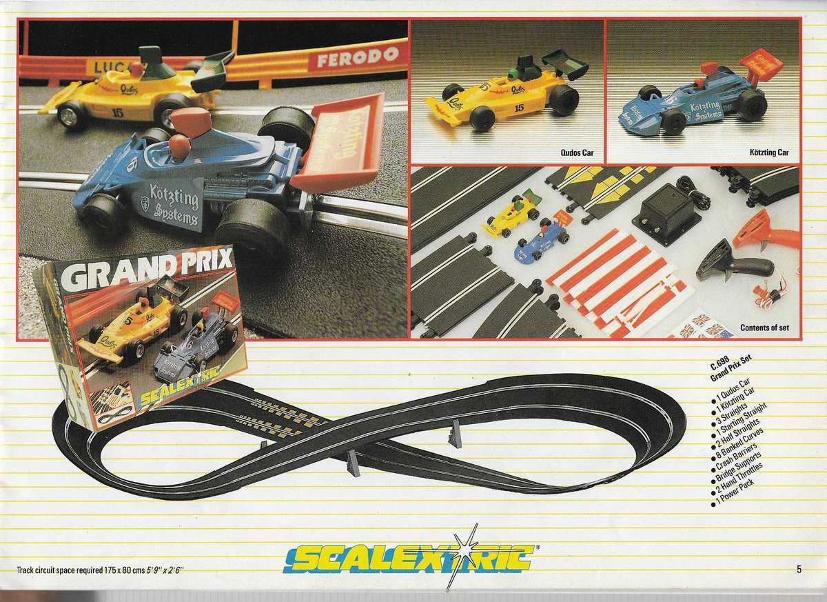 Scalextric Catalogue 1987 page 5