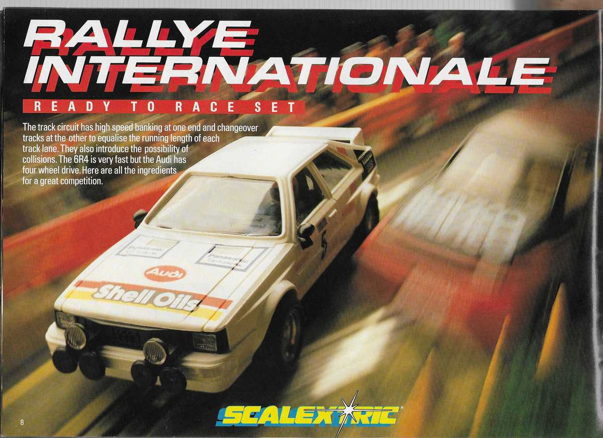 Scalextric Catalogue 1987 page 8