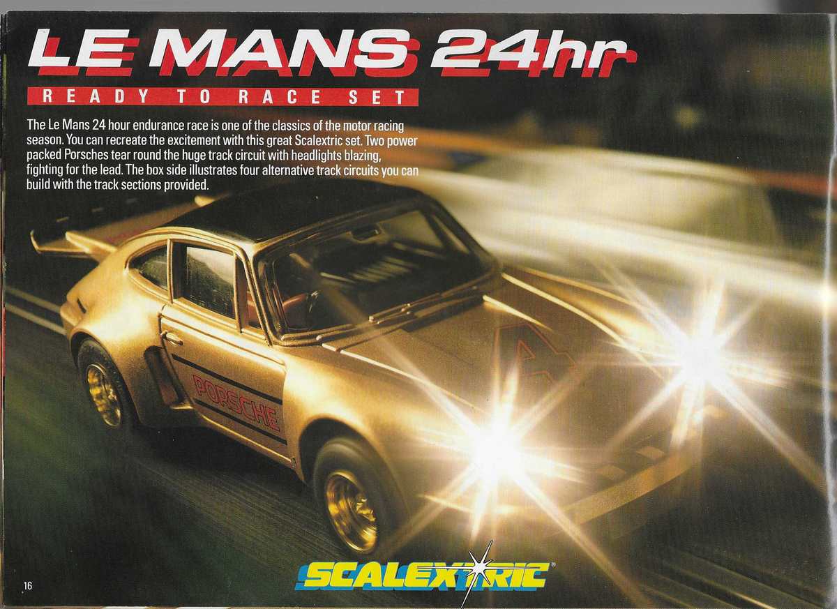 Scalextric Catalogue 1987 page 16