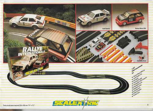 Scalextric Catalogue 1987 page 9