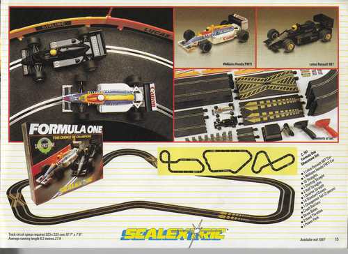 Scalextric Catalogue 1987 page 15