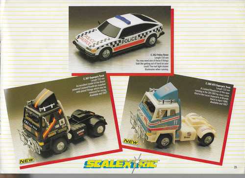 Scalextric Catalogue 1987 page 25
