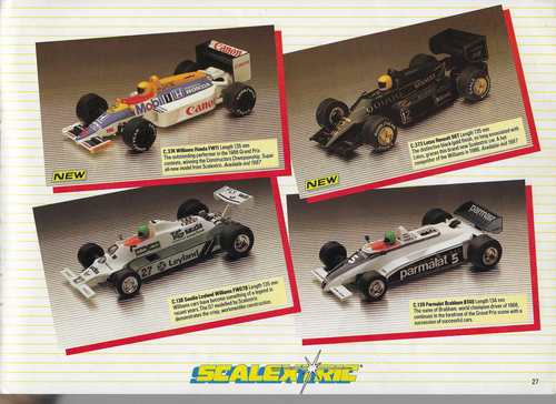 Scalextric Catalogue 1987 page 27