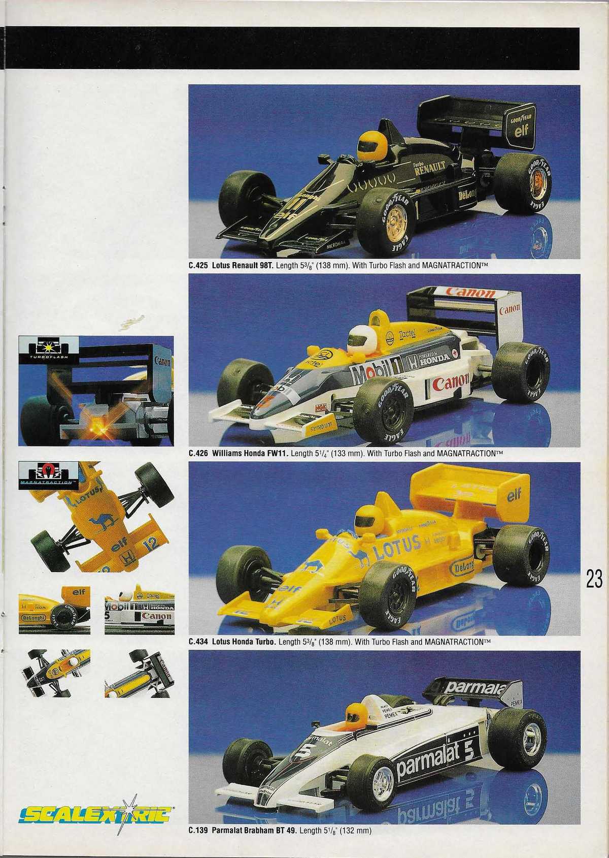 Scalextric Catalogue 1989 page 25