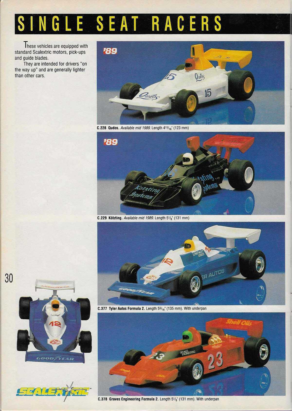 Scalextric Catalogue 1989 page 32