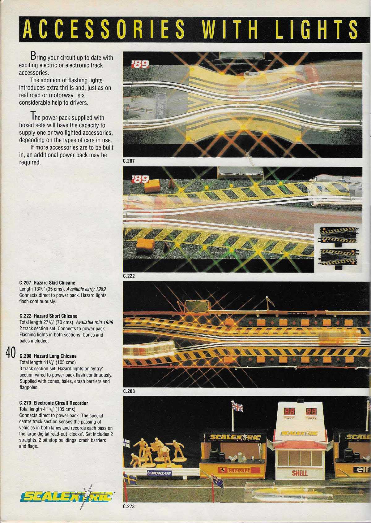 Scalextric Catalogue 1989 page 42