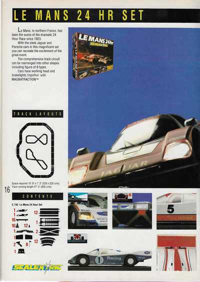 Scalextric Catalogue 1989 page 18