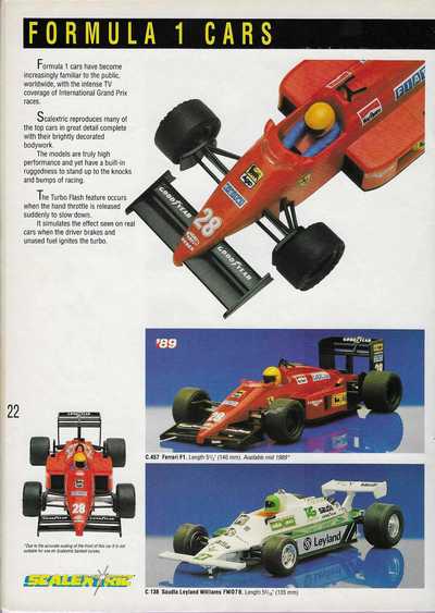 Scalextric Catalogue 1989 page 24