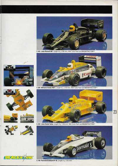 Scalextric Catalogue 1989 page 25