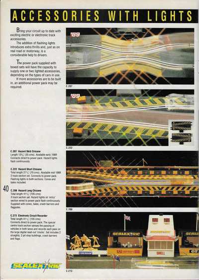 Scalextric Catalogue 1989 page 42