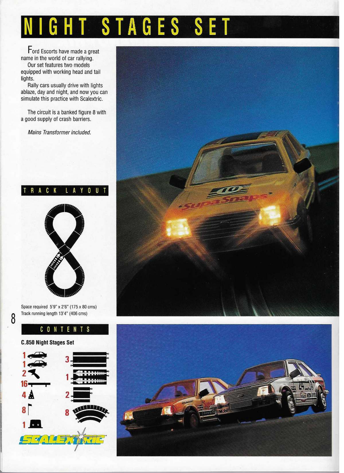 Scalextric Catalogue 1990 page 8