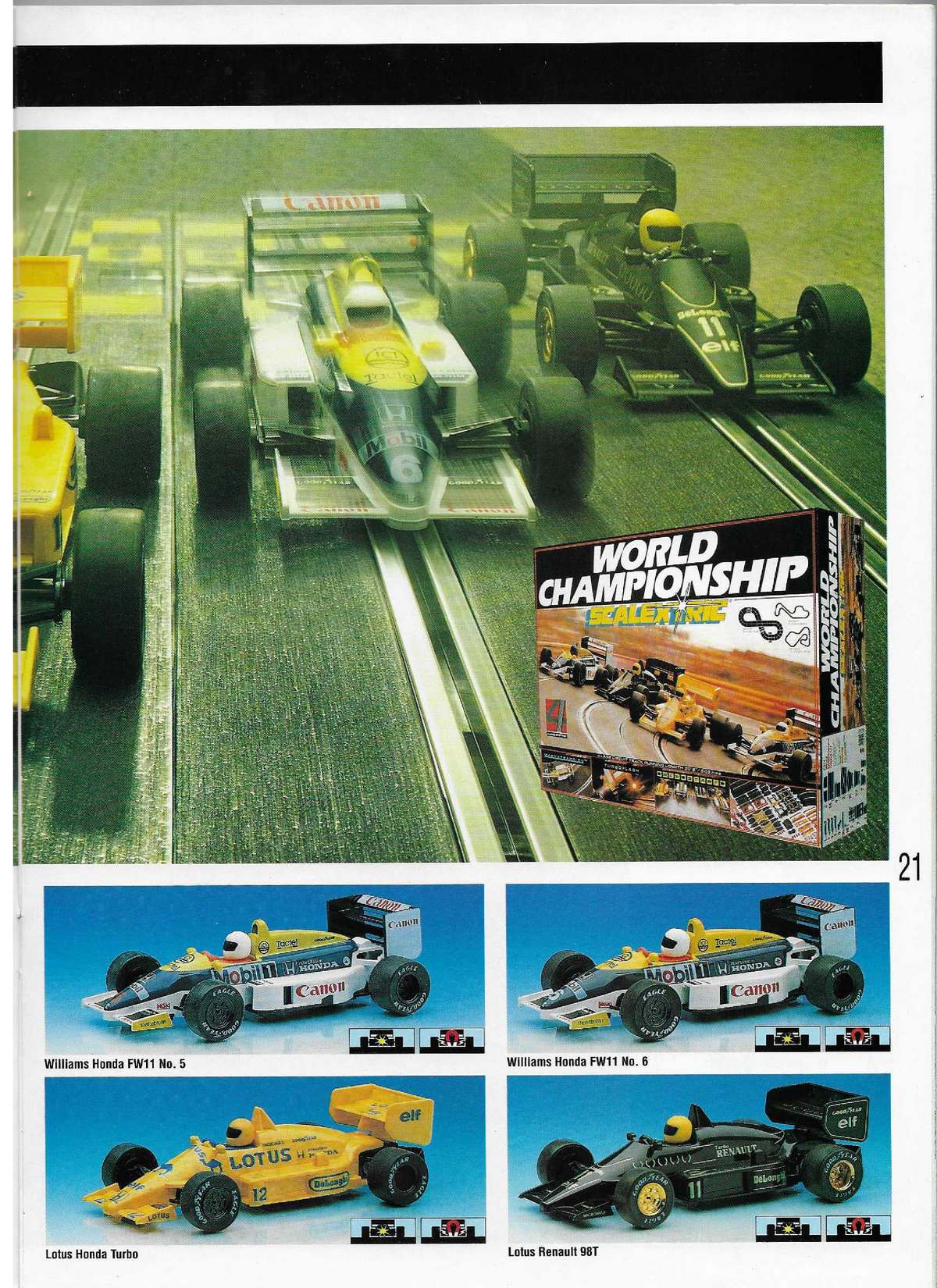 Scalextric Catalogue 1990 page 21