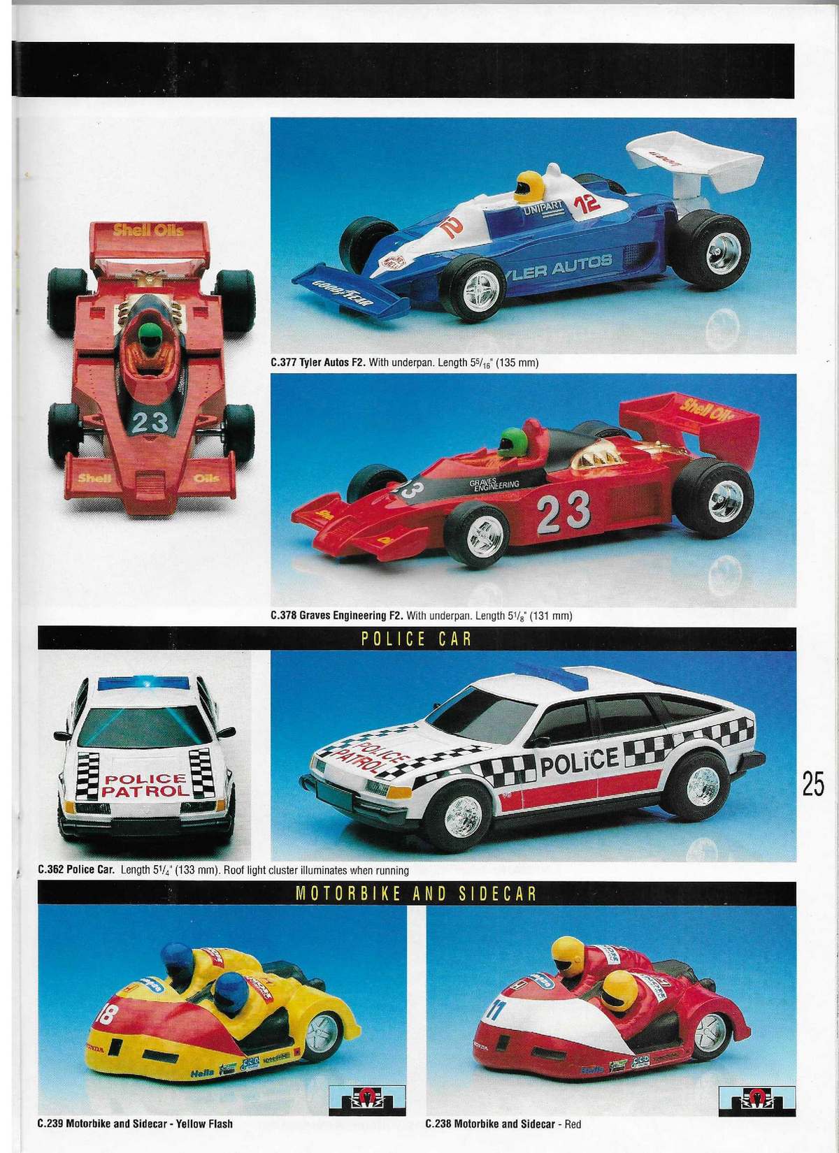 Scalextric Catalogue 1990 page 25