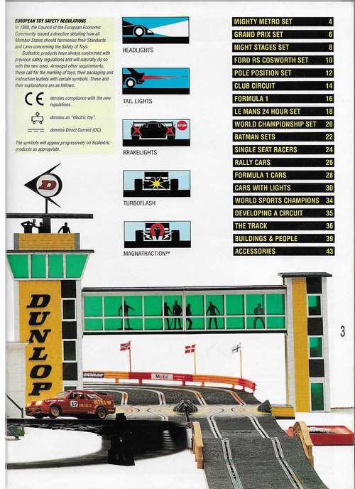 Scalextric Catalogue 1990 page 3