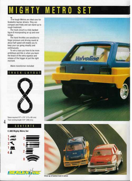 Scalextric Catalogue 1990 page 4