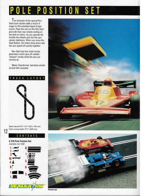 Scalextric Catalogue 1990 page 12