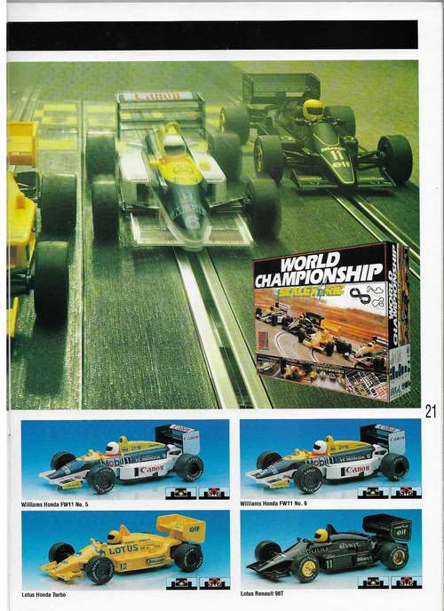 Scalextric Catalogue 1990 page 21