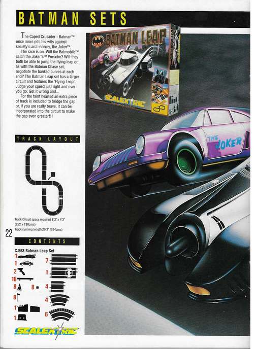 Scalextric Catalogue 1990 page 22