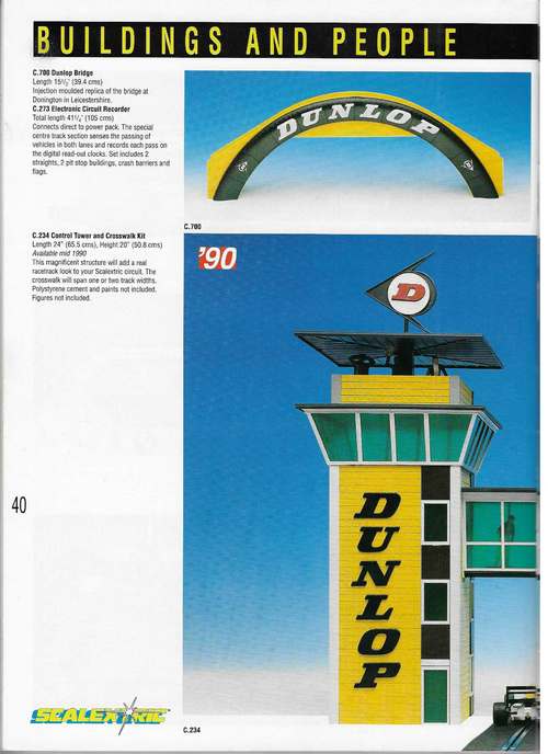 Scalextric Catalogue 1990 page 40