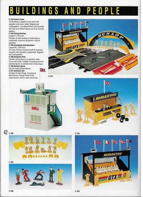 Scalextric Catalogue 1990 page 42