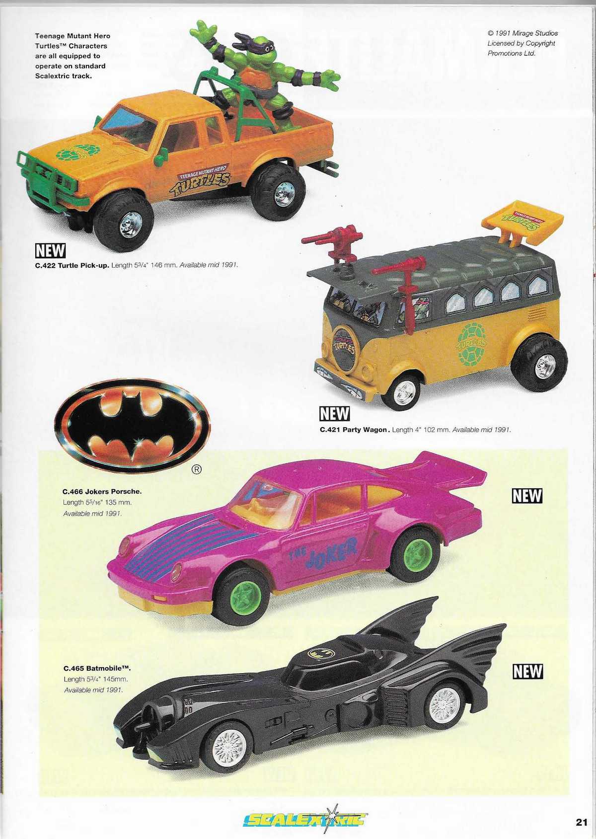 Scalextric Catalogue 1991 page 21