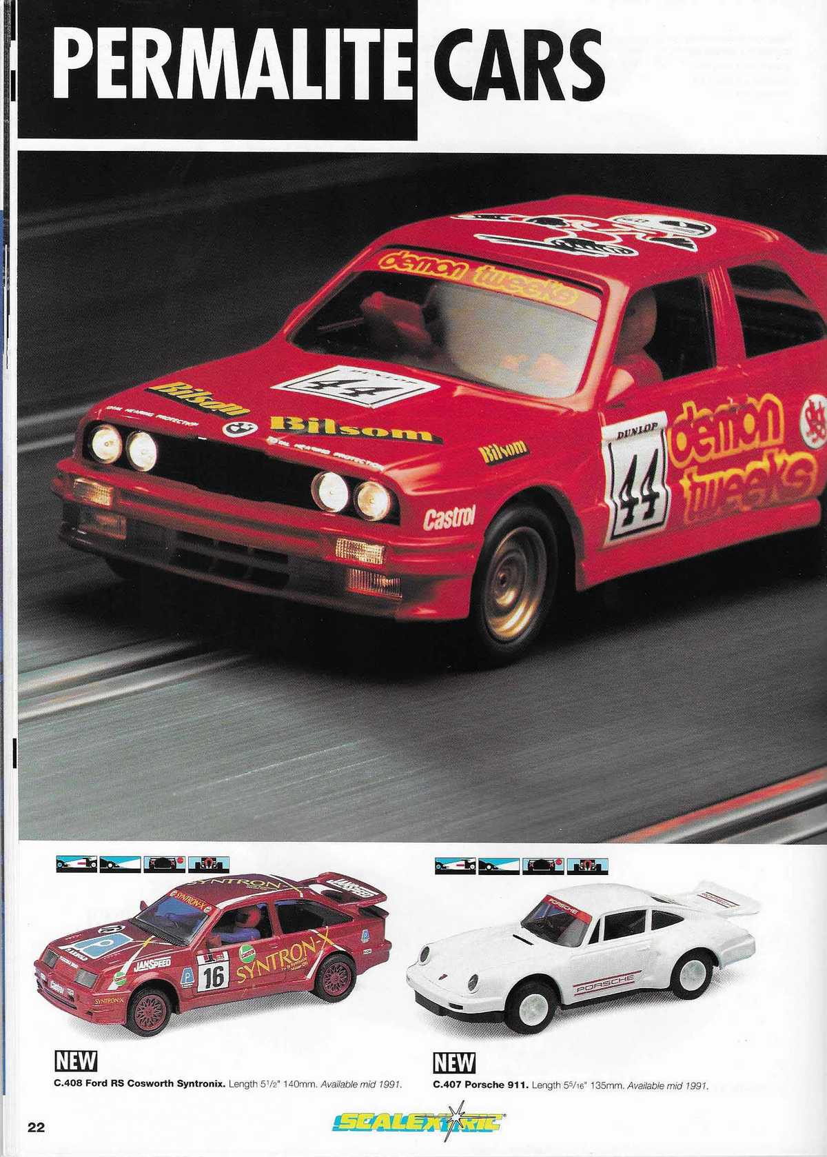 Scalextric Catalogue 1991 page 22