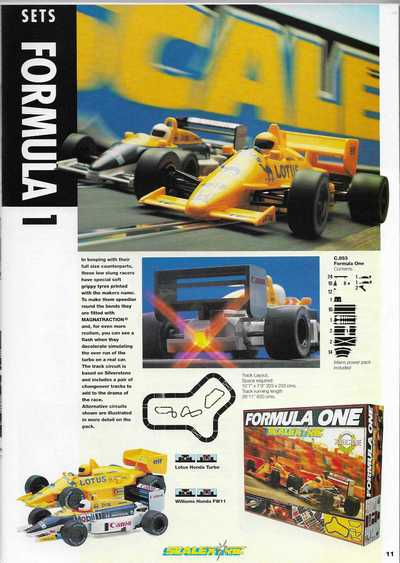 Scalextric Catalogue 1991 page 11