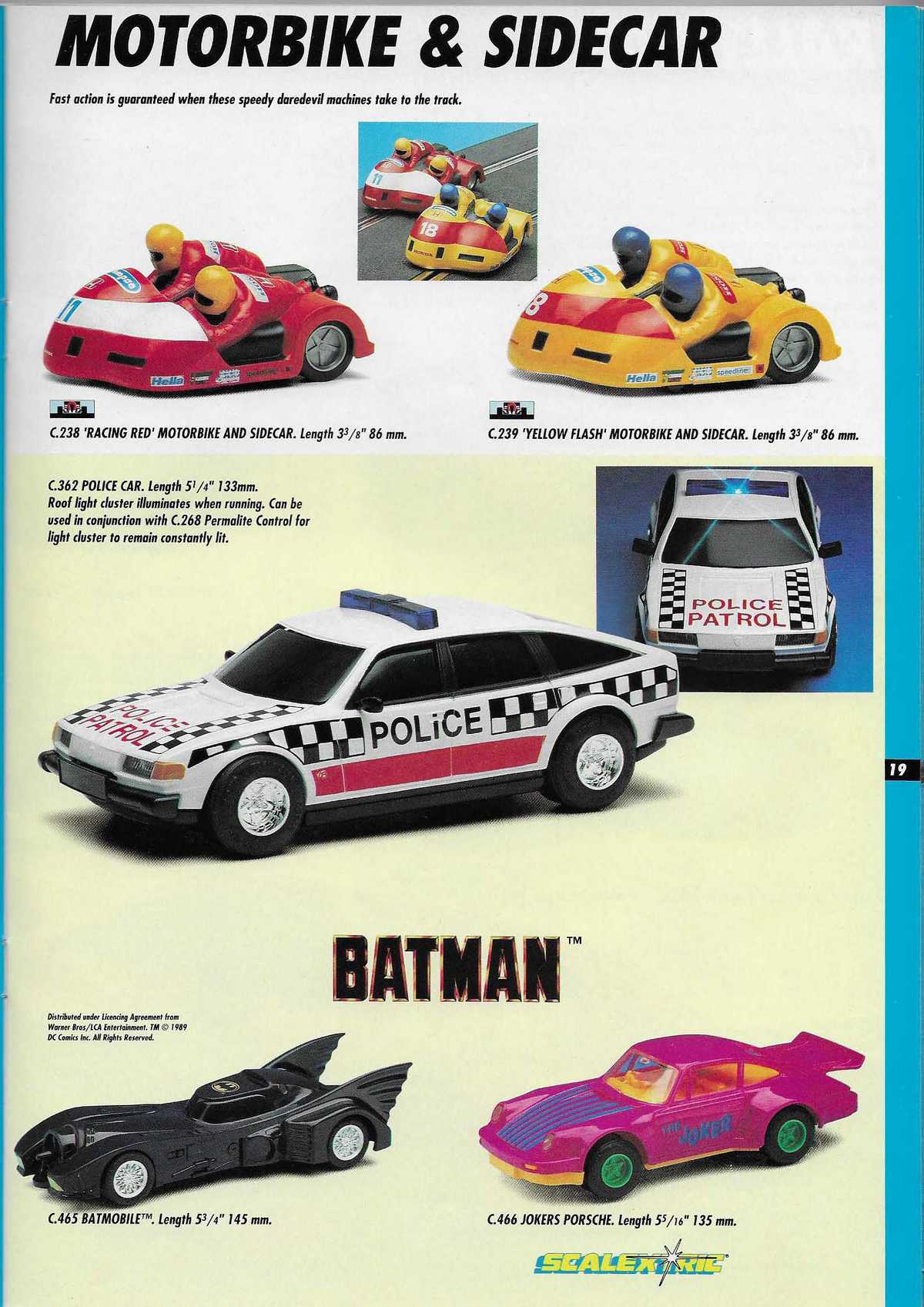 Scalextric Catalogue 1992 page 19