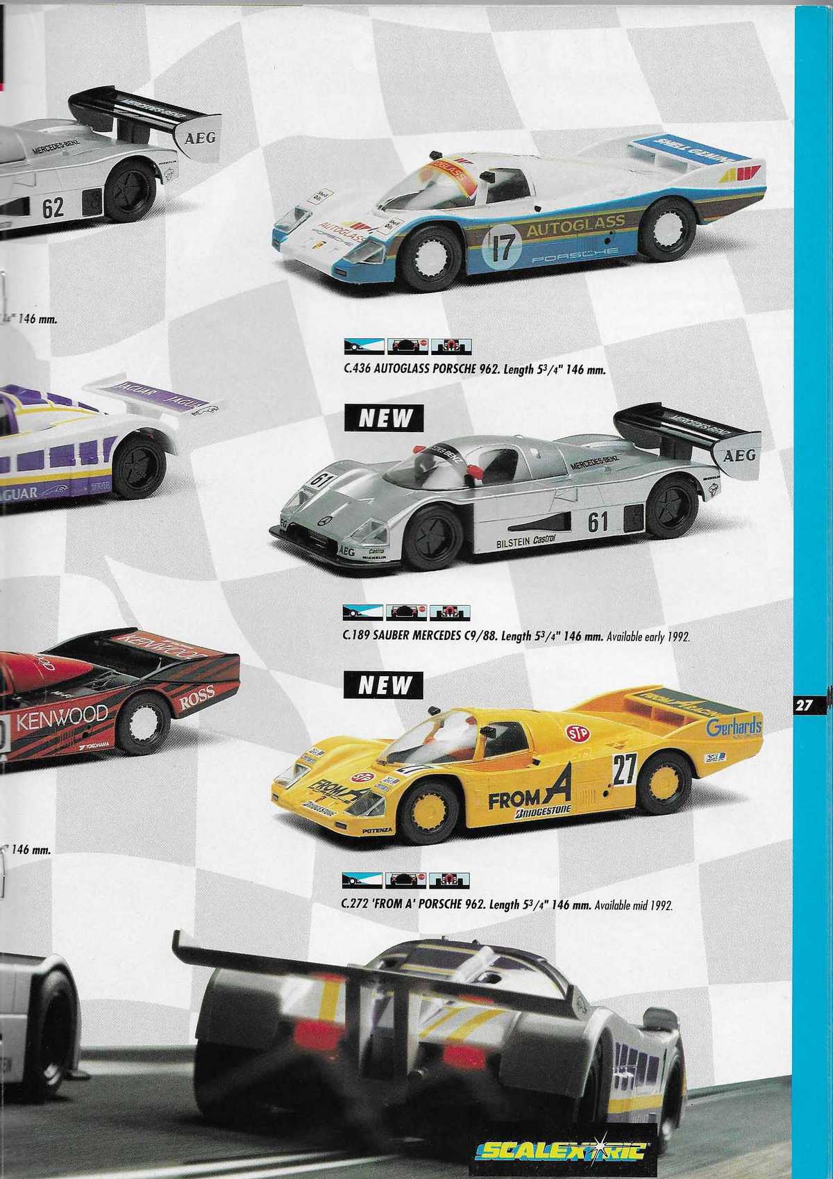 Scalextric Catalogue 1992 page 27