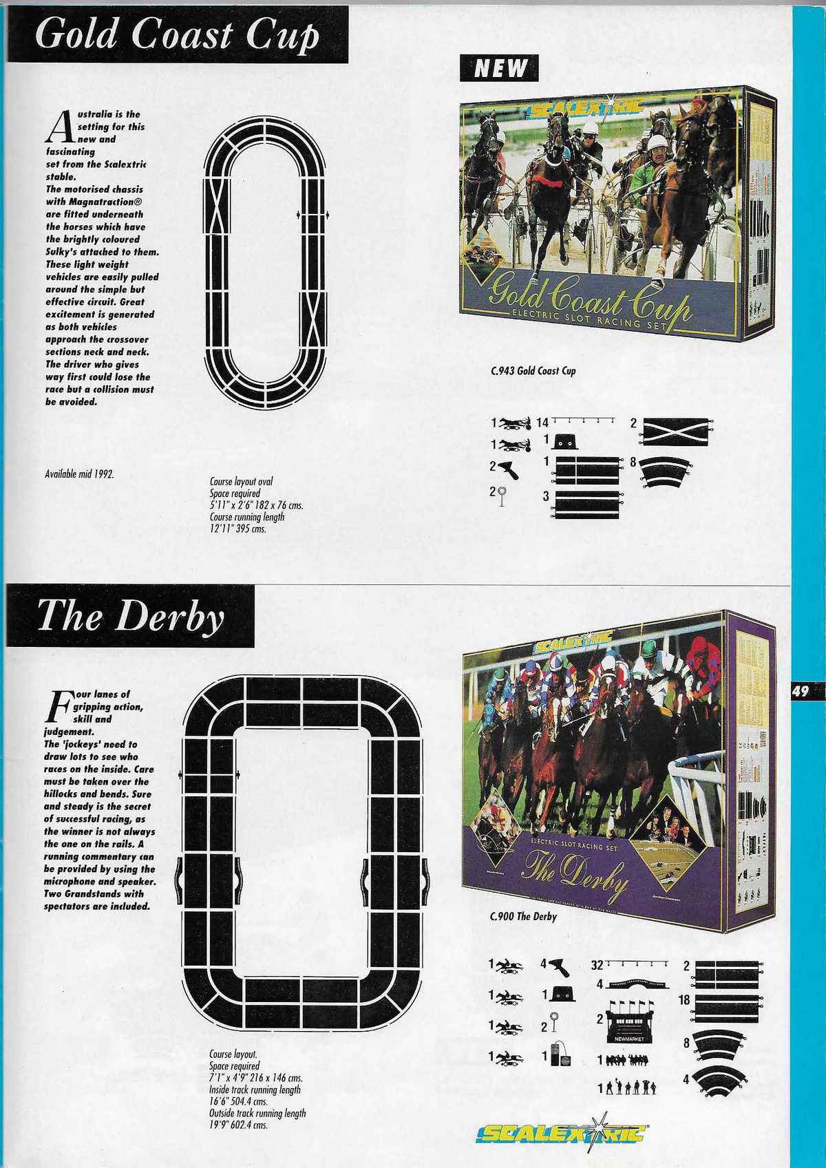 Scalextric Catalogue 1992 page 49