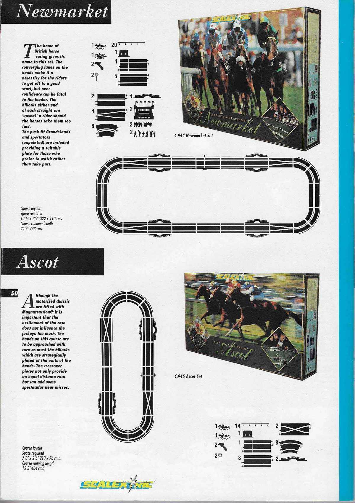 Scalextric Catalogue 1992 page 50