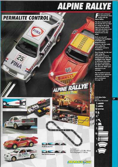 Scalextric Catalogue 1992 page 17
